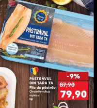 PĂSTRĂVUL DIN ȚARA TA File de păstrăv Oncorhynchus mykiss kg
