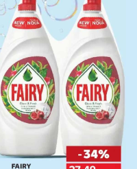 FAIRY Detergent lichid pentru vase rodie 2x900 ml