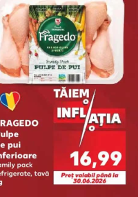 Fragedo Pulpe de pui inferioare family pack kg