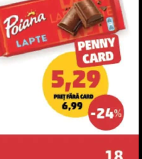 Poiana Ciocolată cu Lapte 80 g