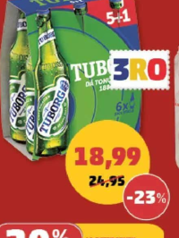 Tuborg Bere Blondă 5% alcool 6 x 330 ml
