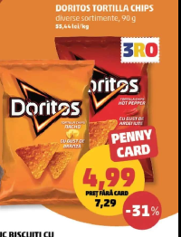 Doritos Tortilla Chips diverse sortimente 90 g