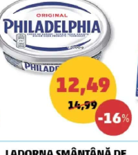Philadelphia Cremă de Brânză Simplă 200 g