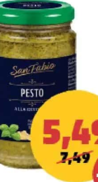 SAN FABIO SOS PESTO GENOVESE 190 g