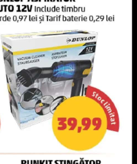DUNLOP ASPIRATOR AUTO 12V