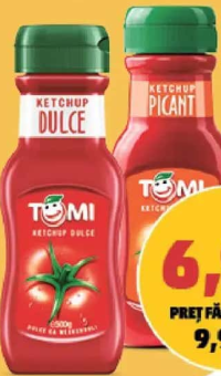 TOMI KETCHUP DULCE/ PICANT 500 g