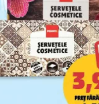 Penny Șervețele Cosmetice diverse sortimente 3 straturi 100 buc.