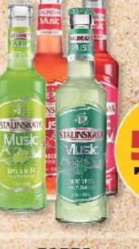 Stalinskaya Music diverse sortimente 4% alcool 275 ml