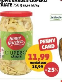 Home Garden Ciuperci tăiate 750 g