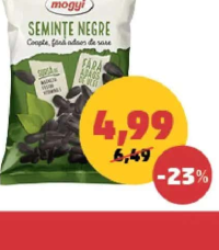 Mogyi Semințe Floarea Soarelui Negre nesărate 200 g
