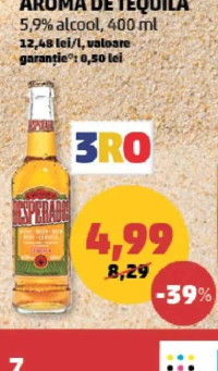 Desperados Bere cu aromă de tequila 5.9% alcool 400 ml