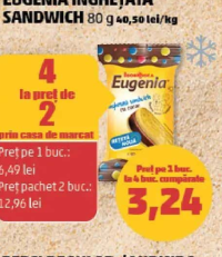 Eugenia Înghețată Sandwich 80 g