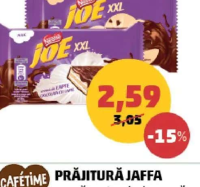 Joe XXL Napolitană Glazură Ciocolată și Cremă cacao/lapte 46 g