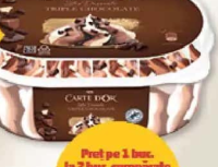 CARTE D'OR ÎNGHEȚATĂ CIOCOLATĂ TRIPLĂ 475 g