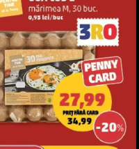 Ouă Cod 2 mărimea M 30 buc. mărimea M 30 buc