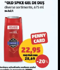 OLD SPICE Gel de Duș diverse sortimente 675 ml