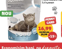 Jungle Așternut pisici silicat alb 3.6l