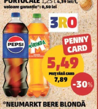Pepsi Regular / Mirinda Portocale 1.25 L