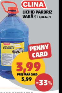 CLINA LICHID PARBRIZ VARĂ 5 L