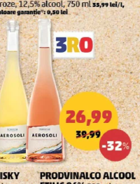 Murfatlar Aerosoli Vin alb / roze 12.5% alcool 750 ml