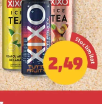 XIXO TUTTI FRUITY / ICE TEA lămâie / piersică, 250 ml