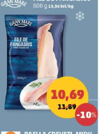 Gran Mare File de Pangasius 800g