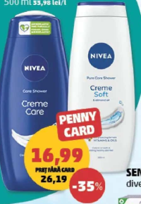 NIVEA Gel Duș diverse sortimente 500 ml
