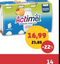 Actimel Multifruct 8 x 100g