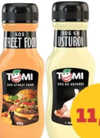 TOMI SOS usturoi 430 g / street food 450 g