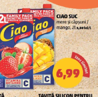 CIAO SUC mere și căpșuni / mango 2 l