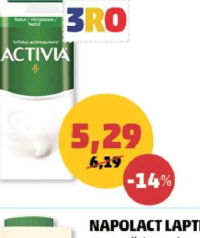 Activia Iaurt de băut natur 320g