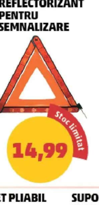 TRIUNGHI REFLECTORIZANT PENTRU SEMNALIZARE