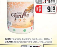 GIRAFFE prosop bucătărie 1rolă, 4str., 160foi