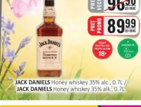 JACK DANIELS Honey whiskey 35% alc., 0.7L