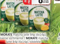MOKATE matcha latte 84g (6x14g)