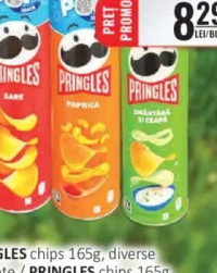 PRINGLES chips 165g diverse sortimente