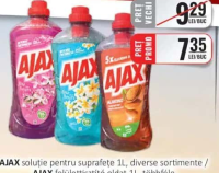 AJAX soluție pentru suprafețe 1L, diverse sortimente