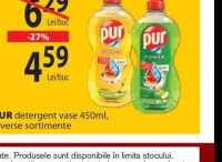 PUR detergent vase 450ml, diverse sortimente