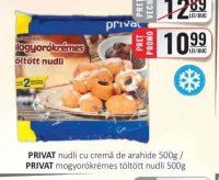 PRIVAT nudli cu cremă de arahide 500g