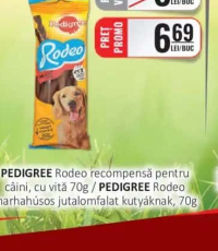 PEDIGREE Rodeo recompensă pentru câini, cu vită 70g