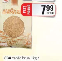 CBA zahăr brun 1kg
