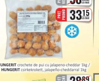 HUNGERIT crochete de pui cu jalapeno-cheddar 1kg