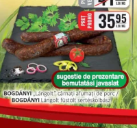 BOGDÁNYI „Lángolt” cârnați afumați de porc