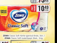 ZEWA Classic Soft hârtie igienică 8role, 3str.