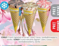 CORSO Crunch înghețată la cornet 110ml
