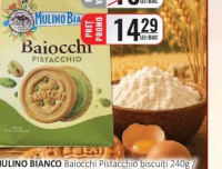 MULINO BIANCO Baiocchi Pistacchio biscuiți 240g