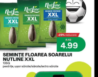 NUTLINE SEMINȚE FLOAREA SOARELUI XXL 135G
