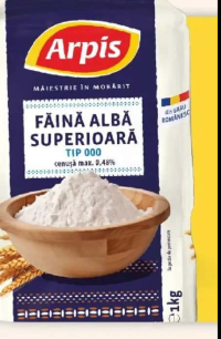 Arpis Făină albă superioară tip 000 1kg