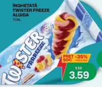 ÎNGHEȚATĂ TWISTER FREEZE ALGIDA 70ML