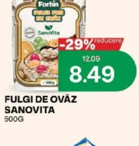 SanoVita Fulgi de ovăz 500g